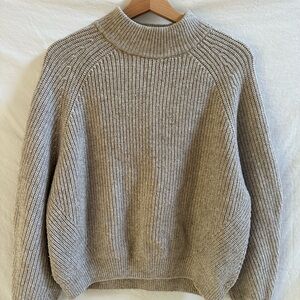 H&M Taupe Turtleneck Sweater
